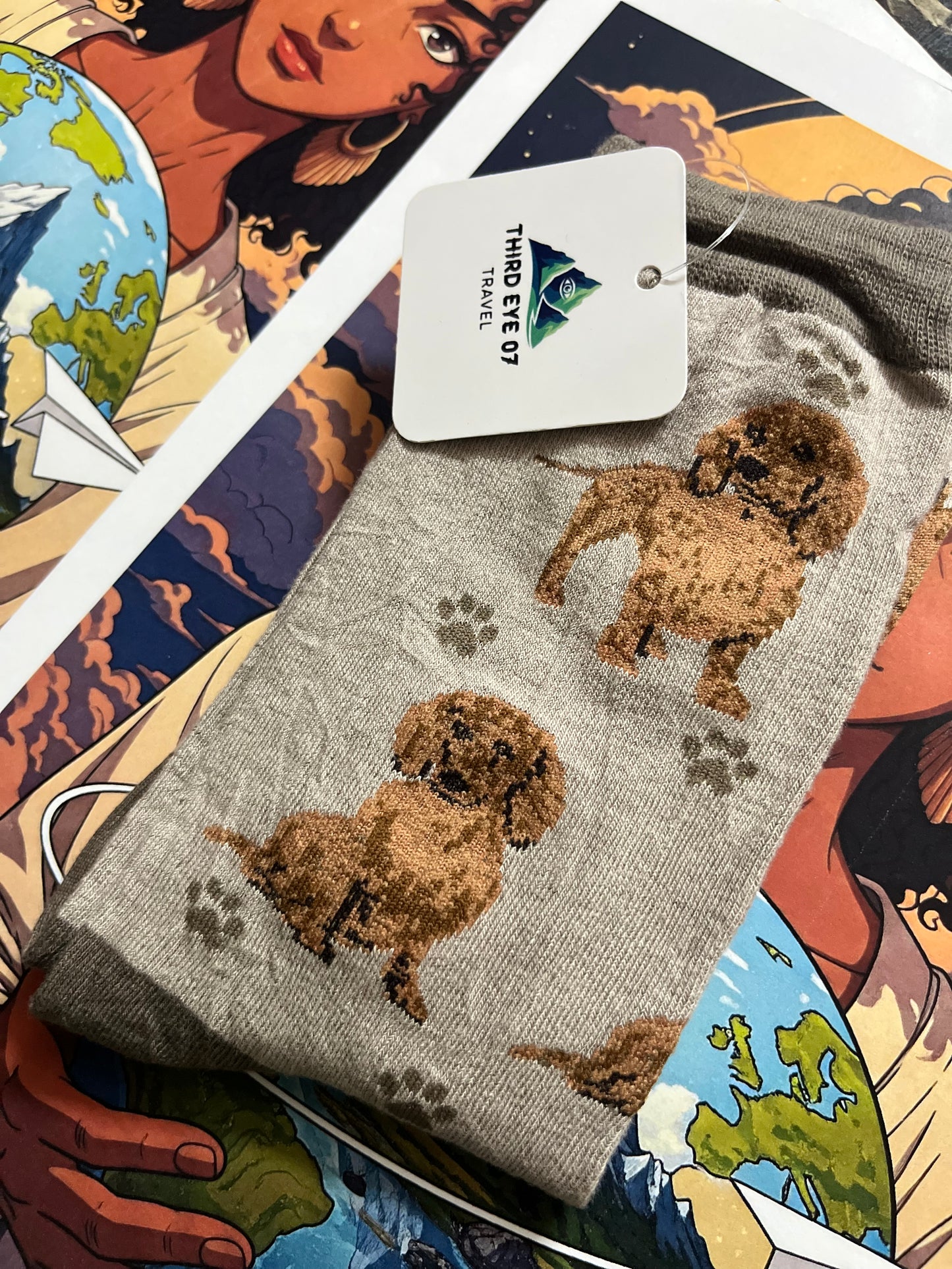 Poodle Pup Socks