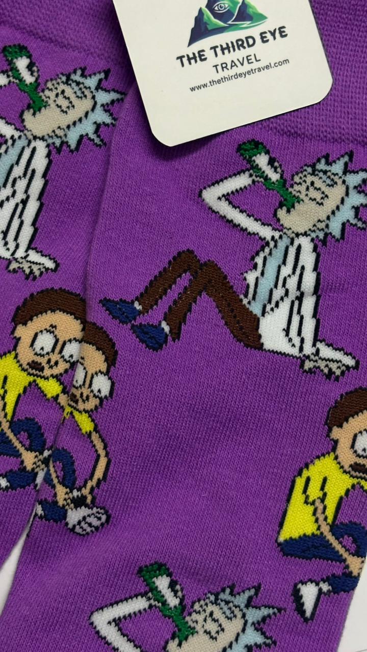 Multi-Dimensional Adventures Socks - The Third Eye Travel Collection