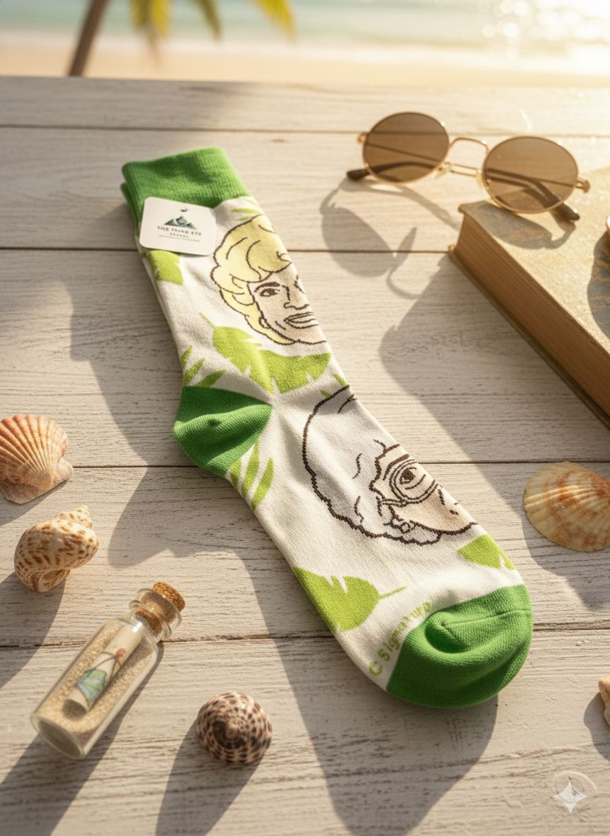 Forest Green Travel Socks