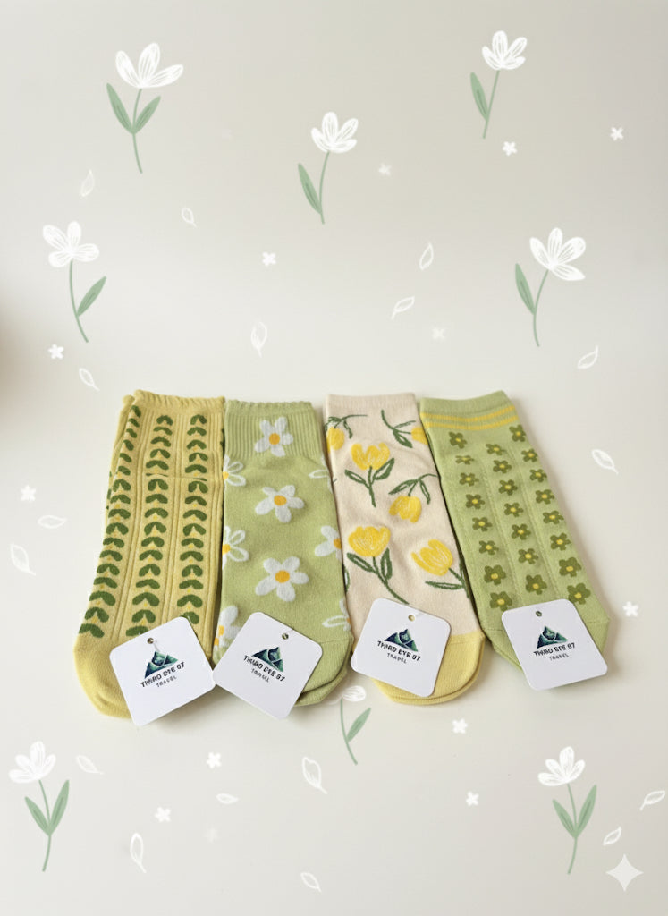 Earth Tone Sock Collection(PACK OF 4)