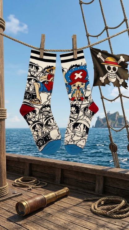 King of the Seas – One Piece Anime Crew Socks
