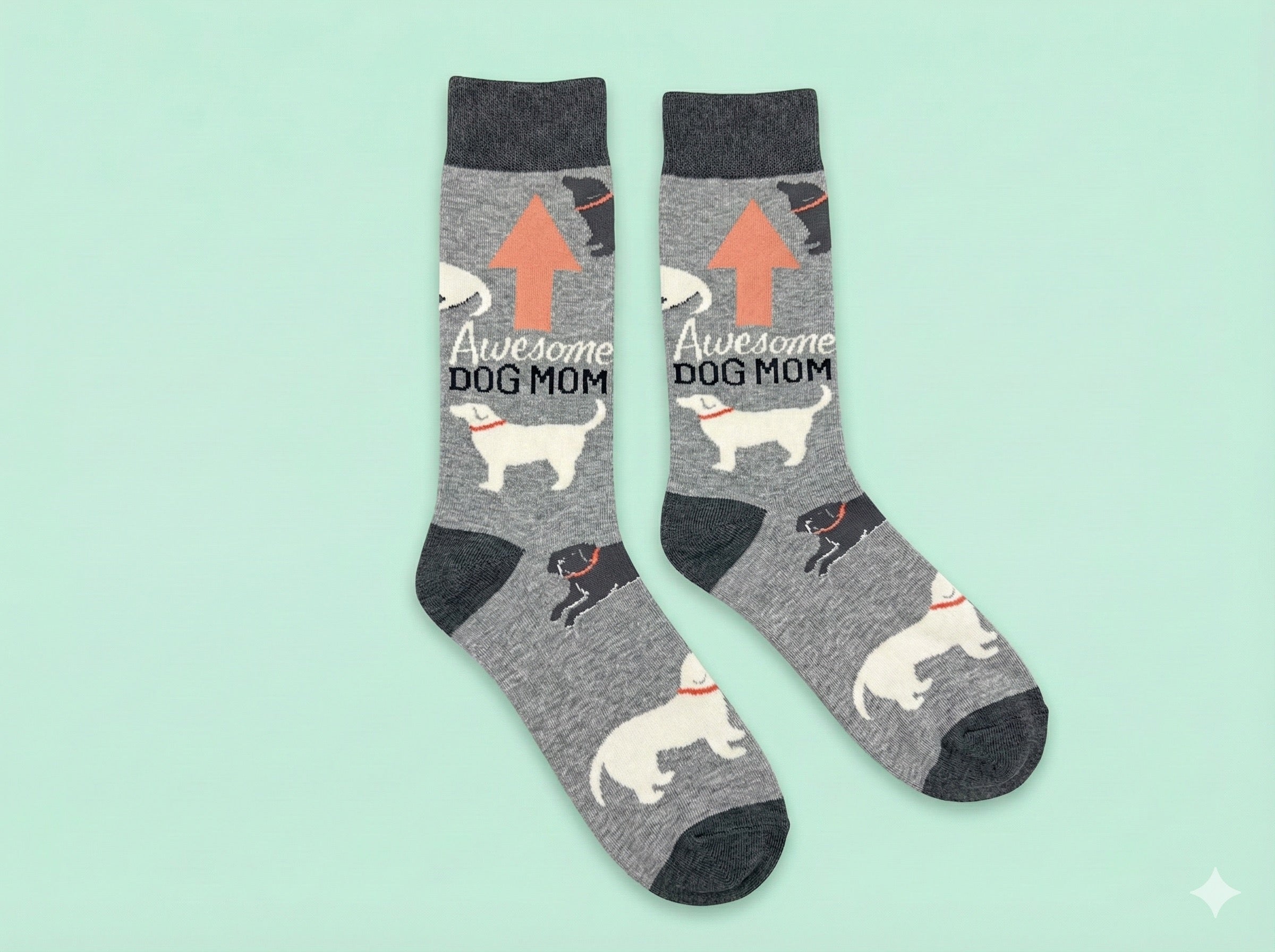 AWESOME DOG-MOM SOCKS