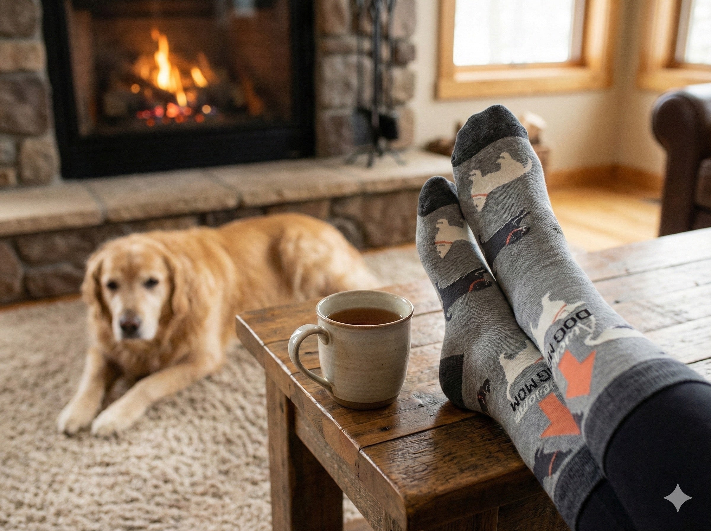 AWESOME DOG-MOM SOCKS