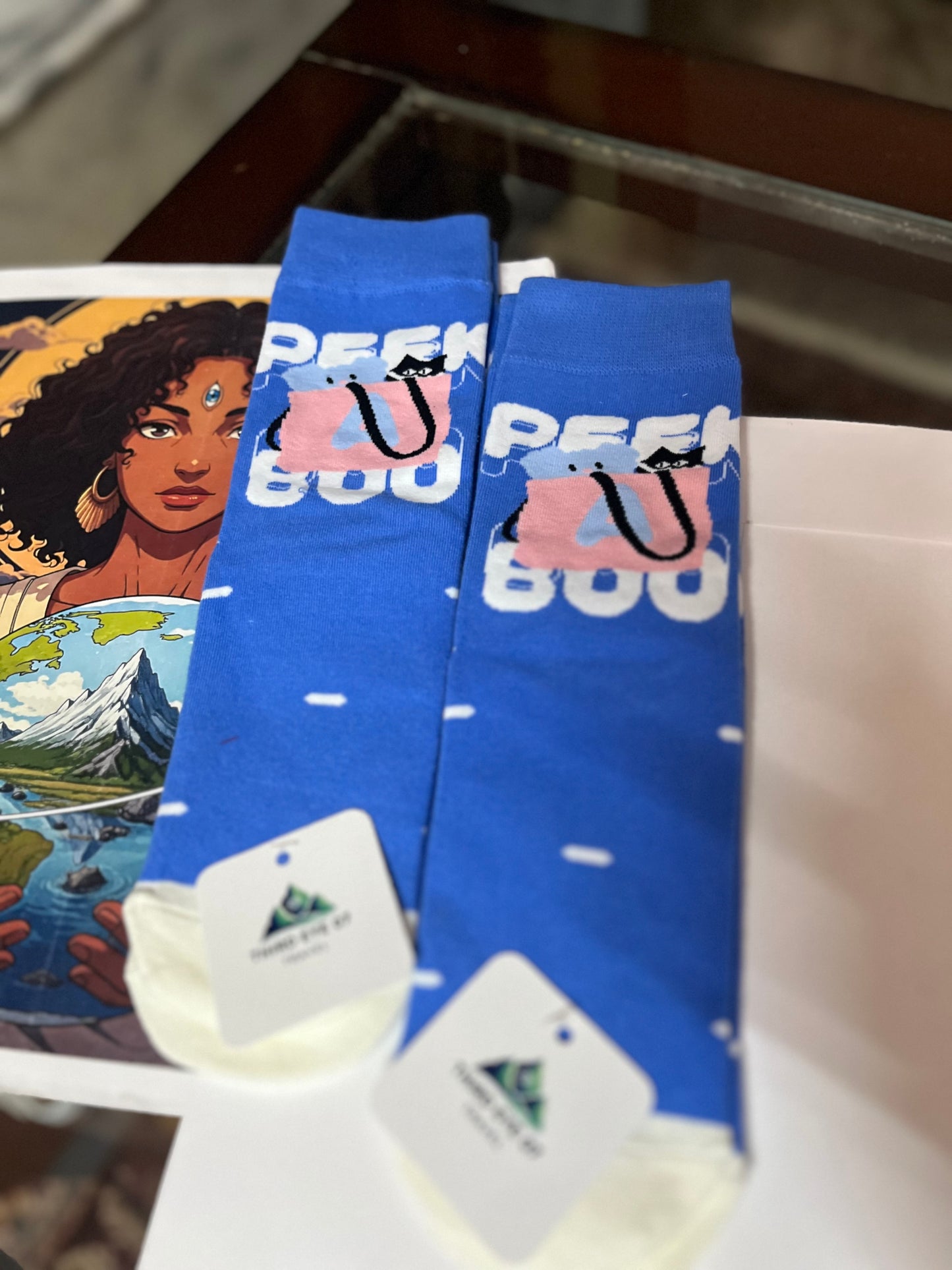 Peek-a-Boo Socks