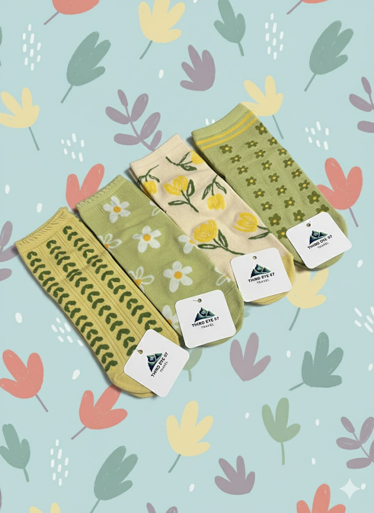 Earth Tone Sock Collection(PACK OF 4)