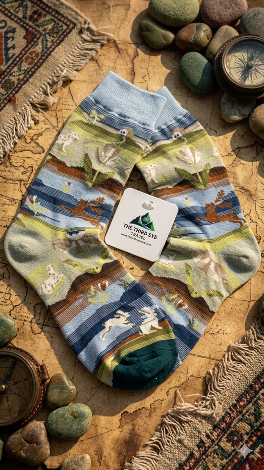 The Wanderer’s Meadow Crew Socks