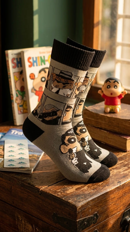 The Detective Shin-chan Socks