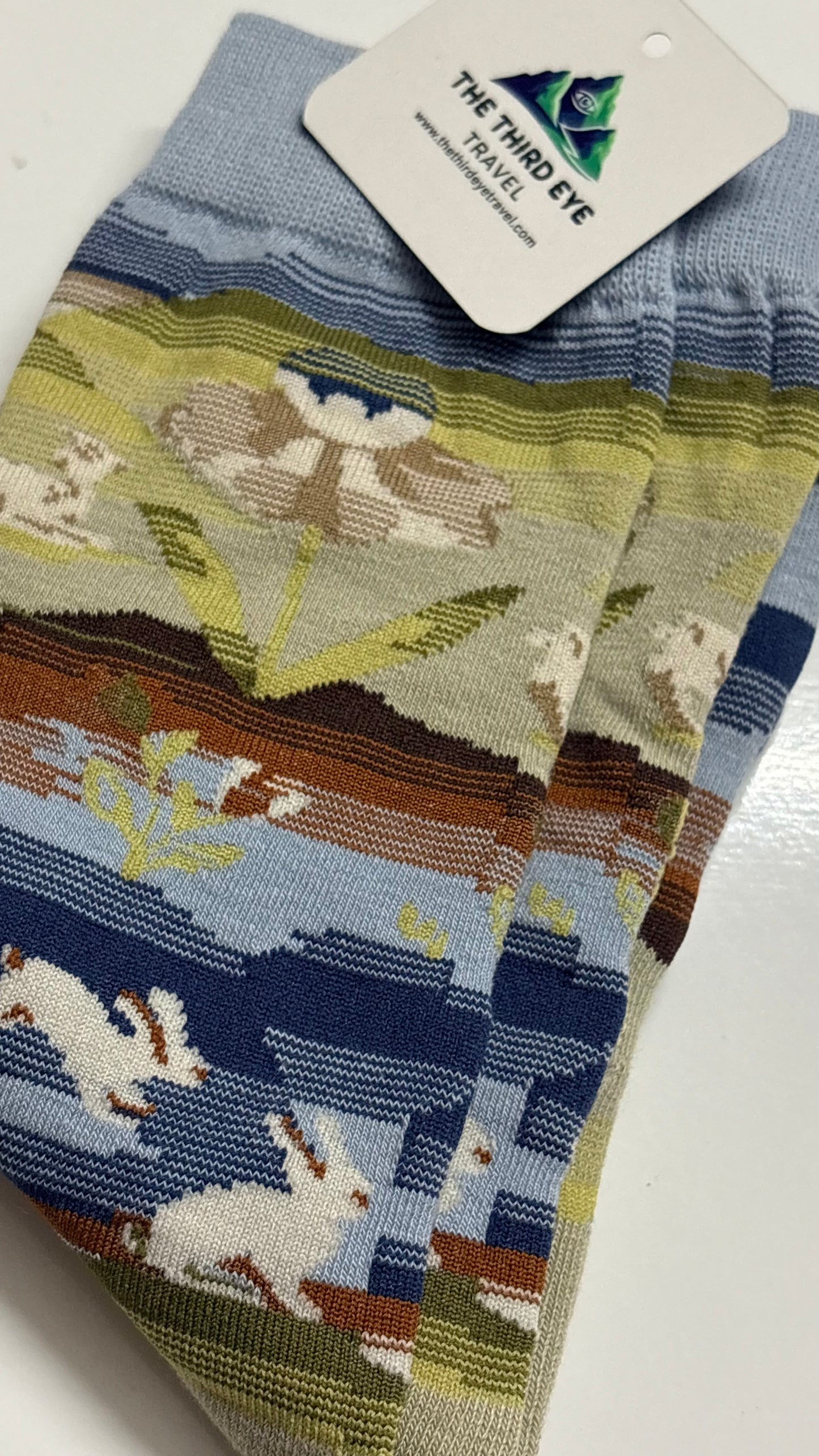 The Wanderer’s Meadow Crew Socks