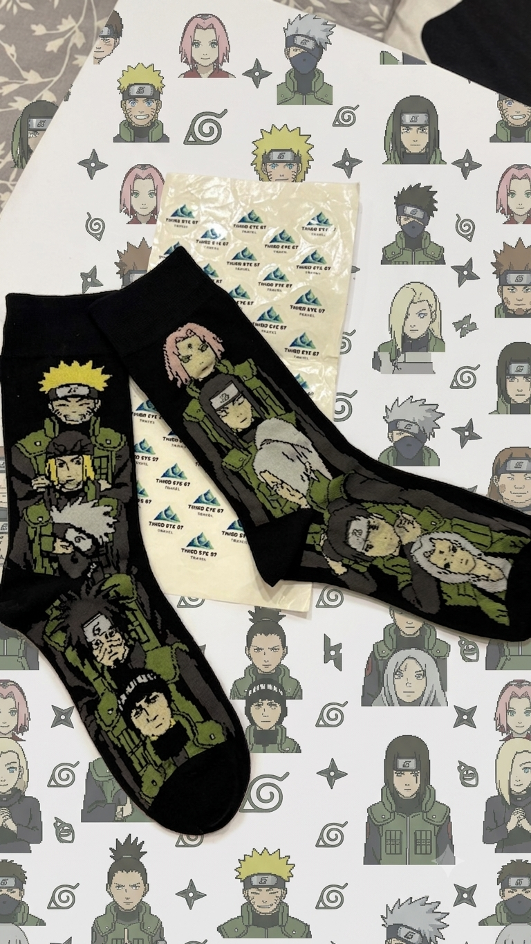 The Ultimate Naruto Ninja Squad Knitted Socks – Hidden Leaf Edition