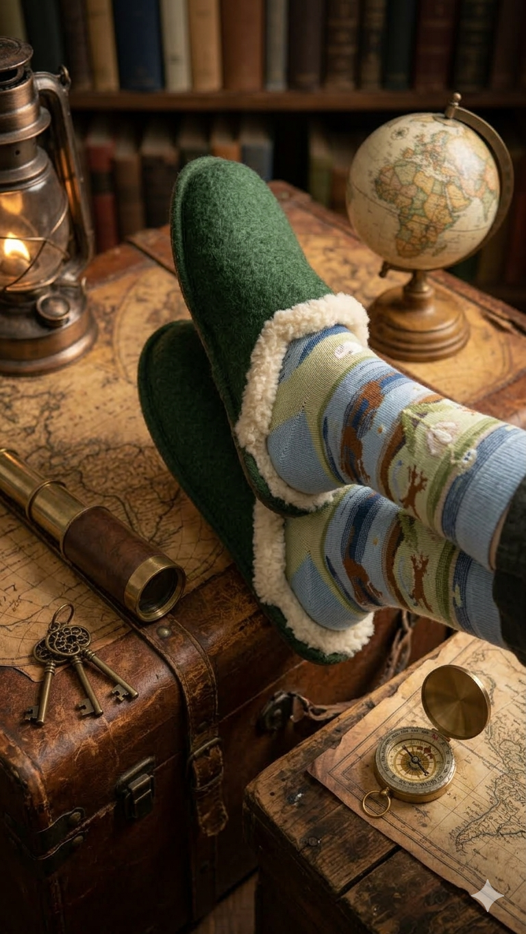 The Wanderer’s Meadow Crew Socks