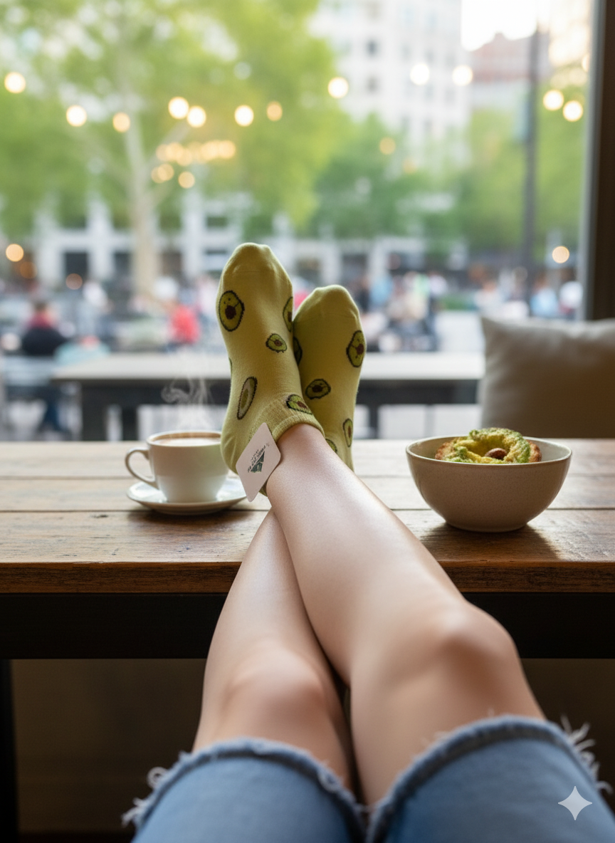 AVOCADO SOCKS PACK OF 4