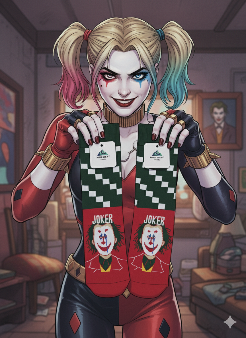 The Joker "Last Laugh" Collector's Edition Socks