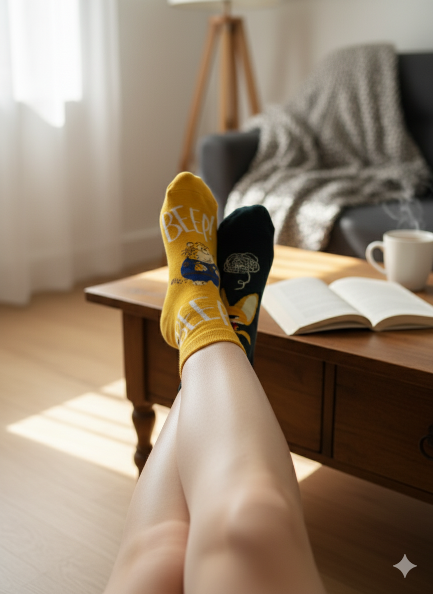 ANIMAL-THEMED ANKLE SOCKS PACK OF 2