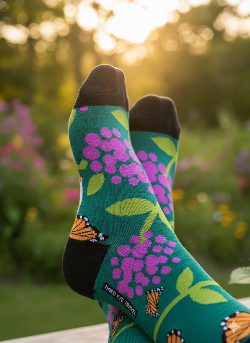 ENCHANTING BUTTERFLY SOCKS