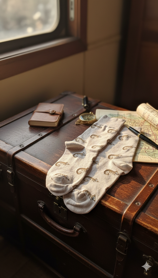 The Explorer’s Companion: Chameleon Travel Socks