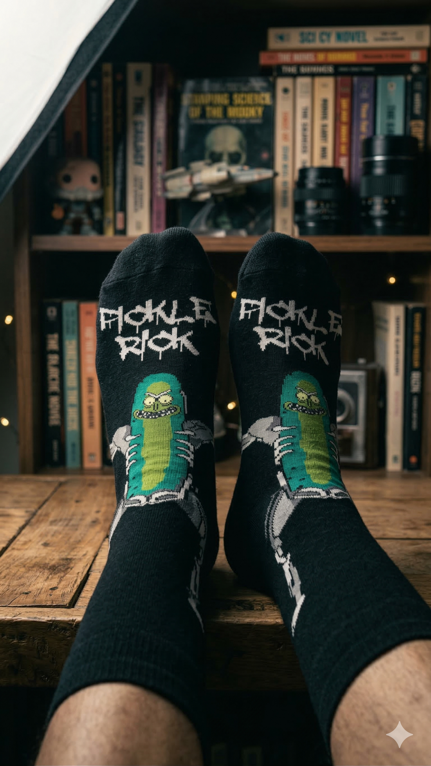 The "I’m Pickle Rick!" Adventure Socks