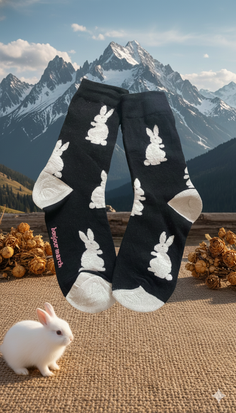 The Nomad Bunny Socks: Summit Edition