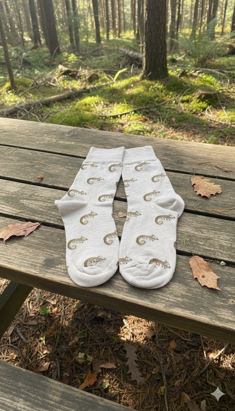 The Explorer’s Companion: Chameleon Travel Socks