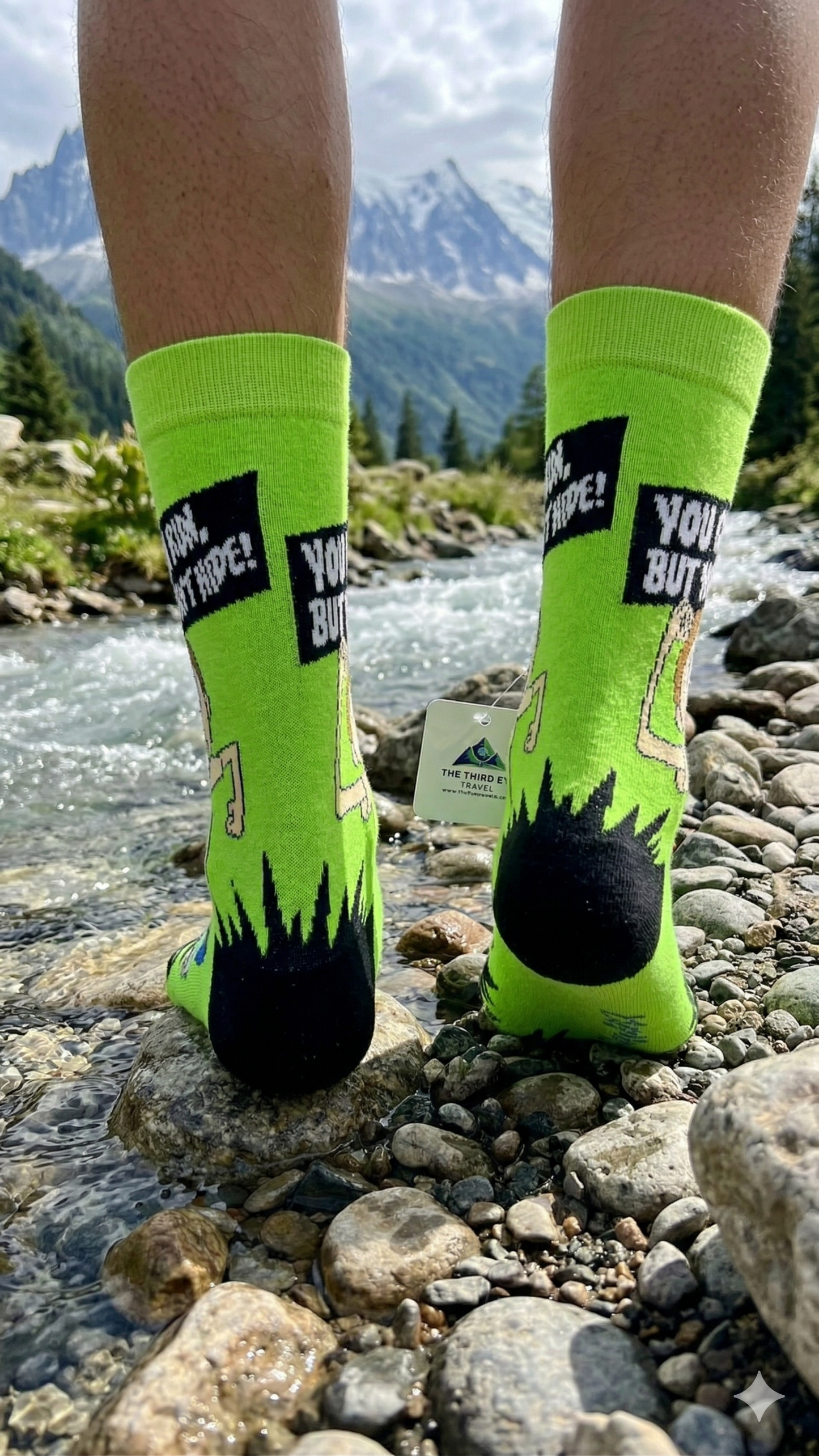 "Morty's Mountain Escape" socks