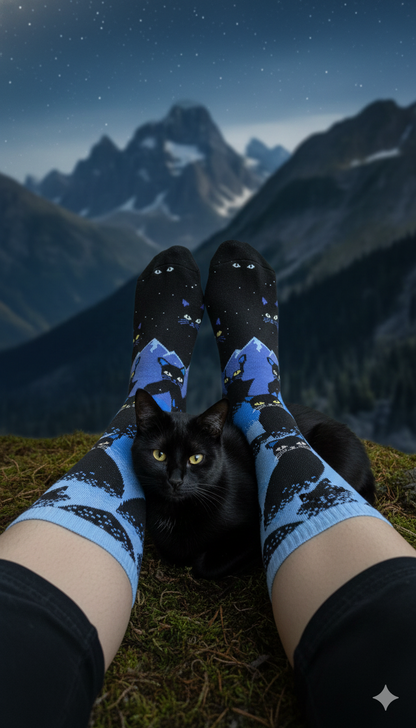 Midnight Prowl: The Ultimate Travel Socks