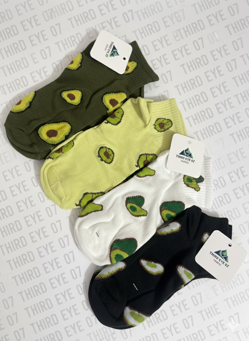 AVOCADO SOCKS PACK OF 4