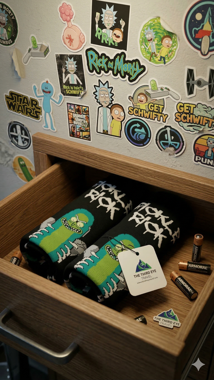 The "I’m Pickle Rick!" Adventure Socks