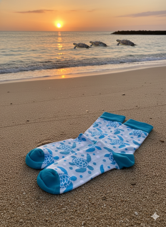 "Sea Turtle Serenity" Socks