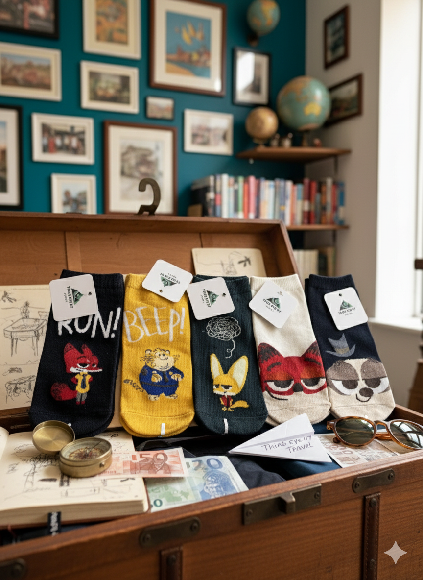 ANIMAL-THEMED ANKLE SOCKS PACK OF 5