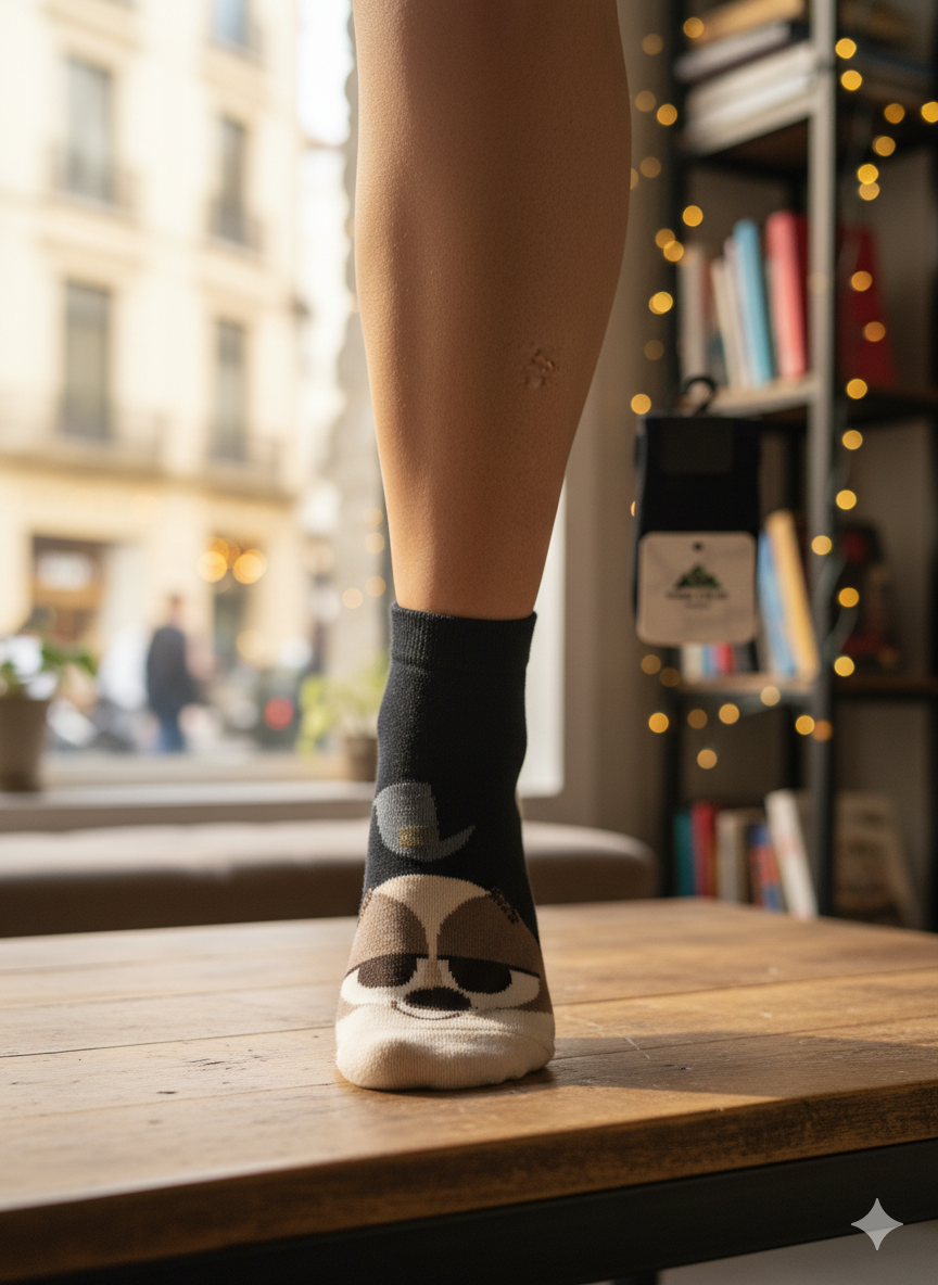 ANIMAL-THEMED ANKLE SOCKS PACK OF 5