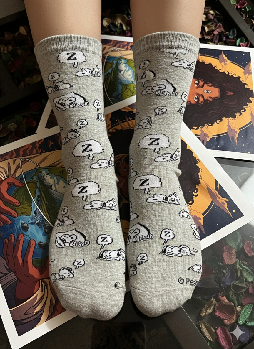 Snoopy 'zzz' Socks