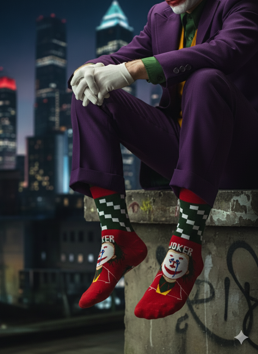The Joker "Last Laugh" Collector's Edition Socks