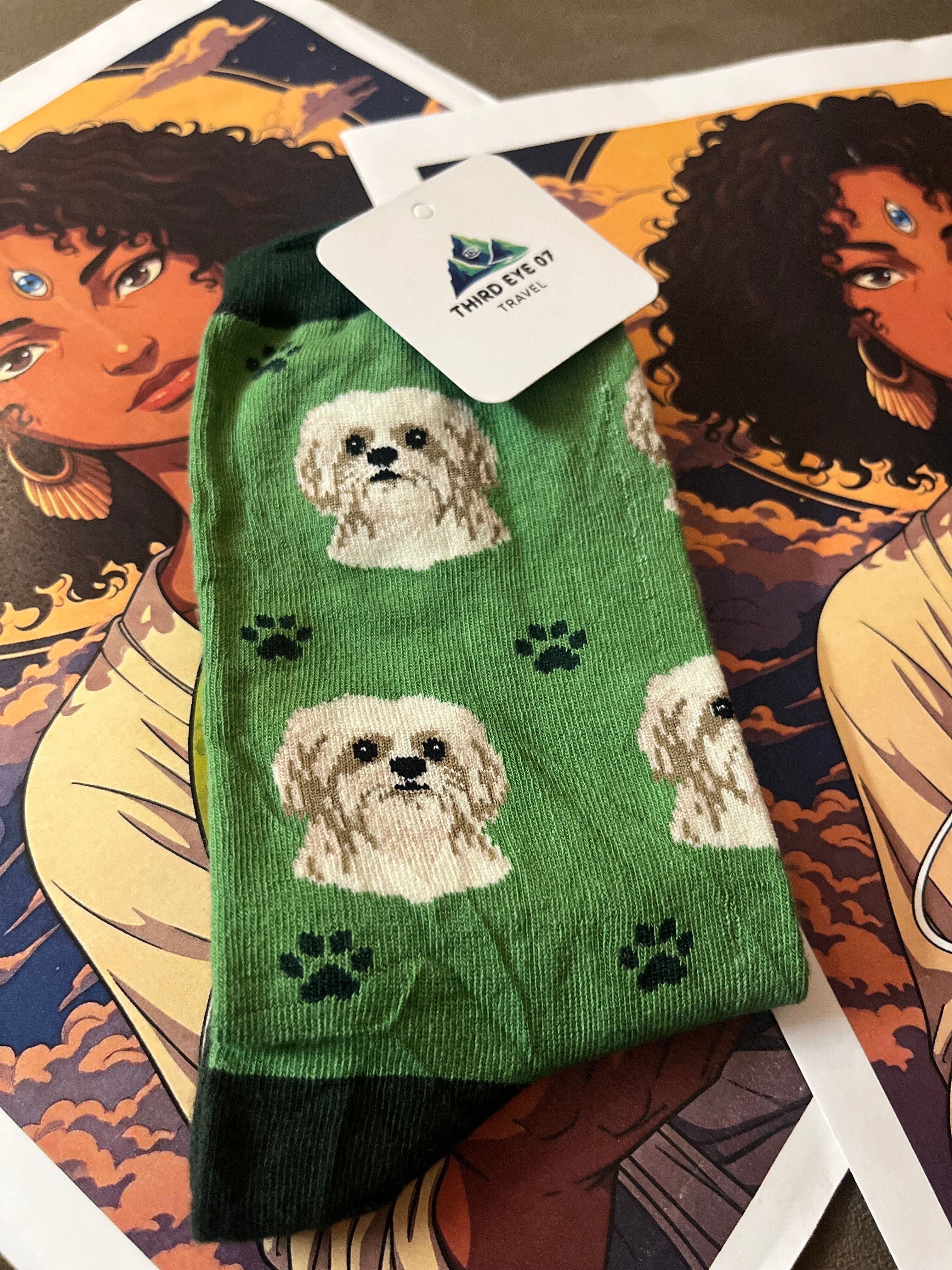 GREEN DOG SOCK
