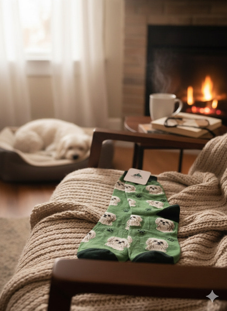 GREEN DOG SOCK