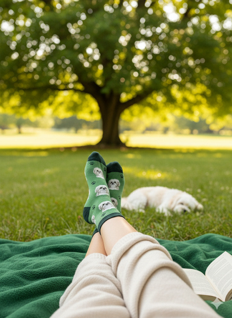 GREEN DOG SOCK