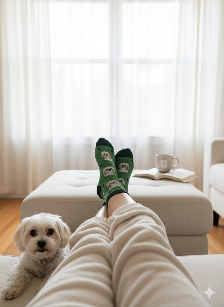 GREEN DOG SOCK