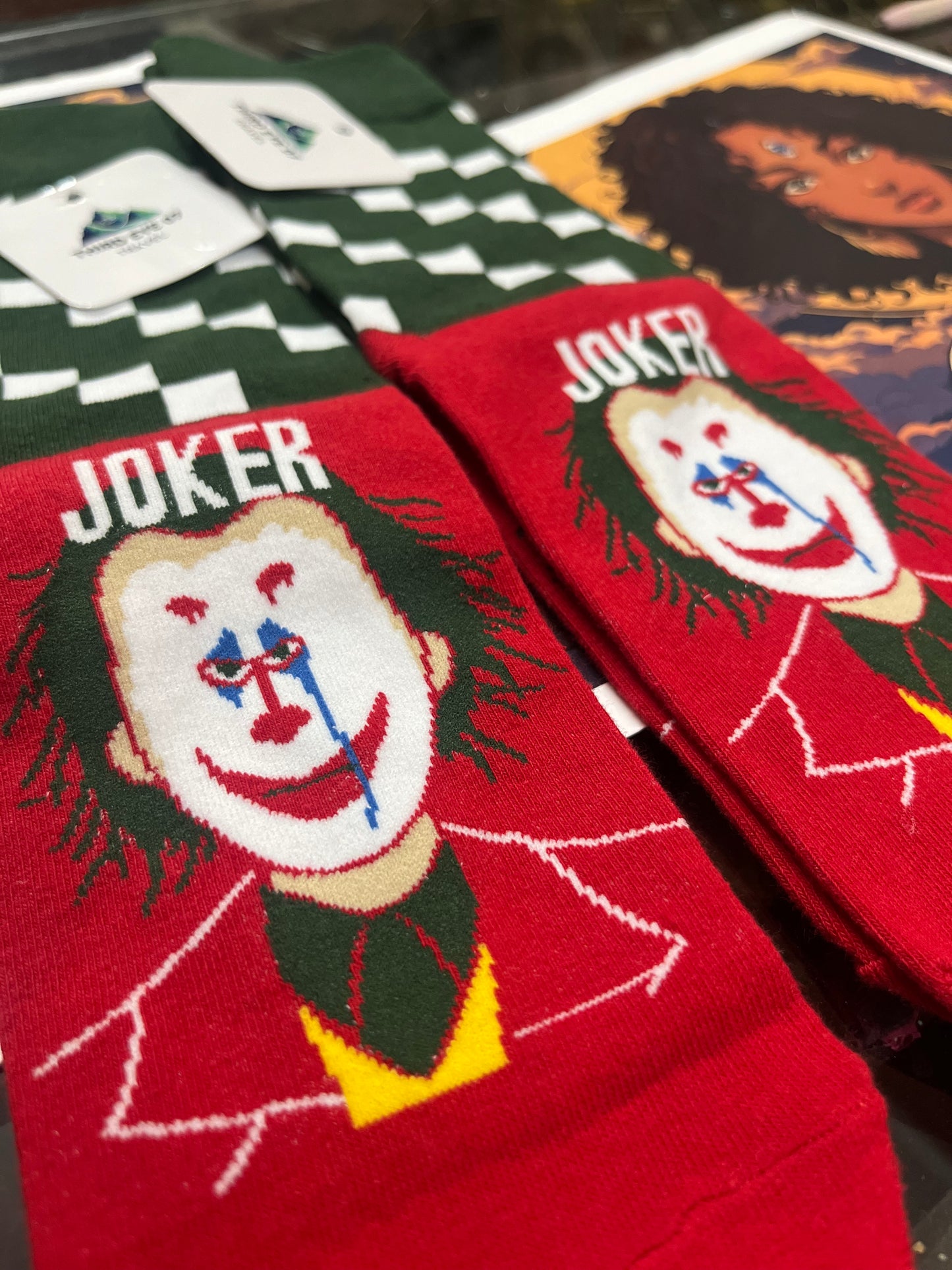 The Joker "Last Laugh" Collector's Edition Socks