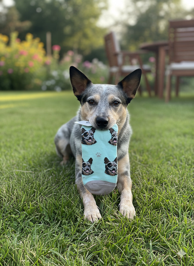 The Blue Heeler Socks