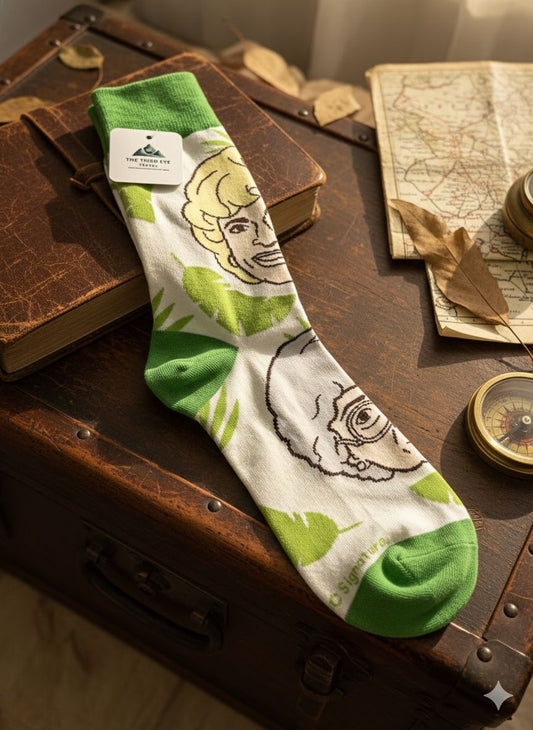 Forest Green Travel Socks