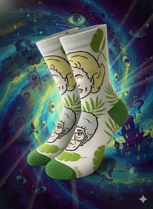 Forest Green Travel Socks