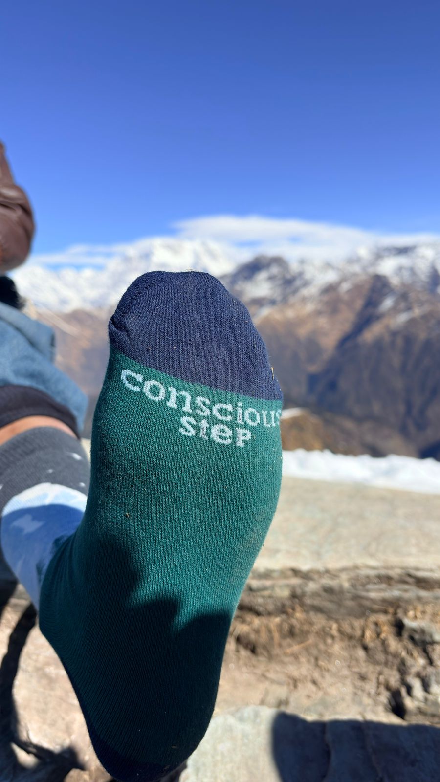 The "Midnight Summit" Crew Socks