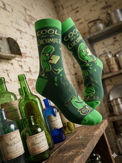 The Chill-Seeker: "Cool as a Cucumber" Travel Socks