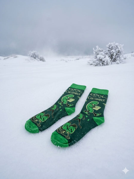 The Chill-Seeker: "Cool as a Cucumber" Travel Socks