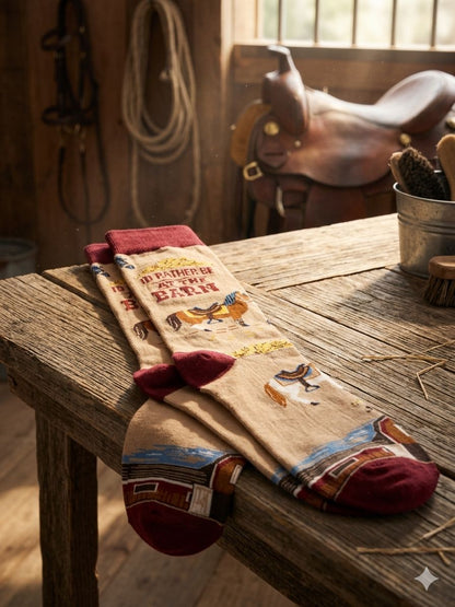 The Stable Staple: "Barn Bound" Heritage Socks