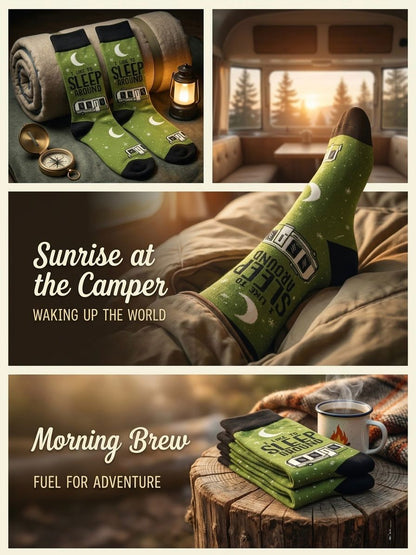 The "Camper's Companion" Travel Journal Stack Socks