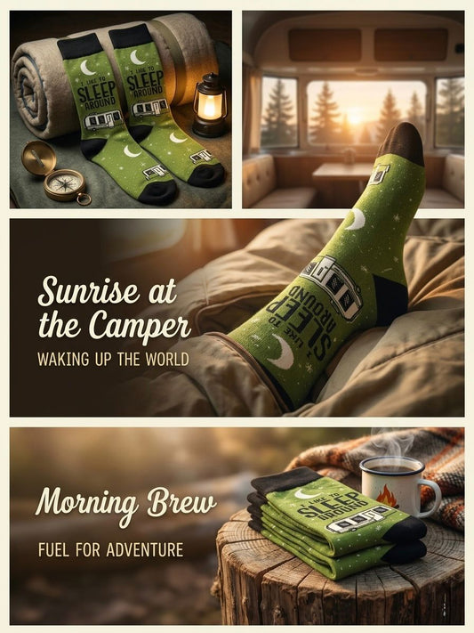 The "Camper's Companion" Travel Journal Stack Socks