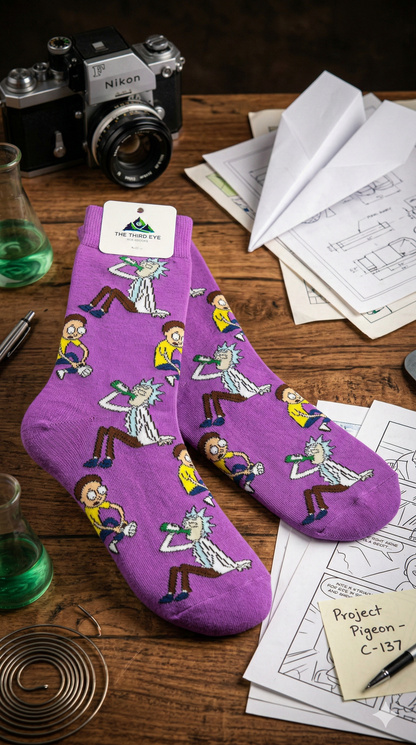Multi-Dimensional Adventures Socks - The Third Eye Travel Collection